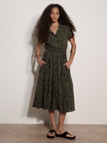 Robe-chemise Apricot en vert