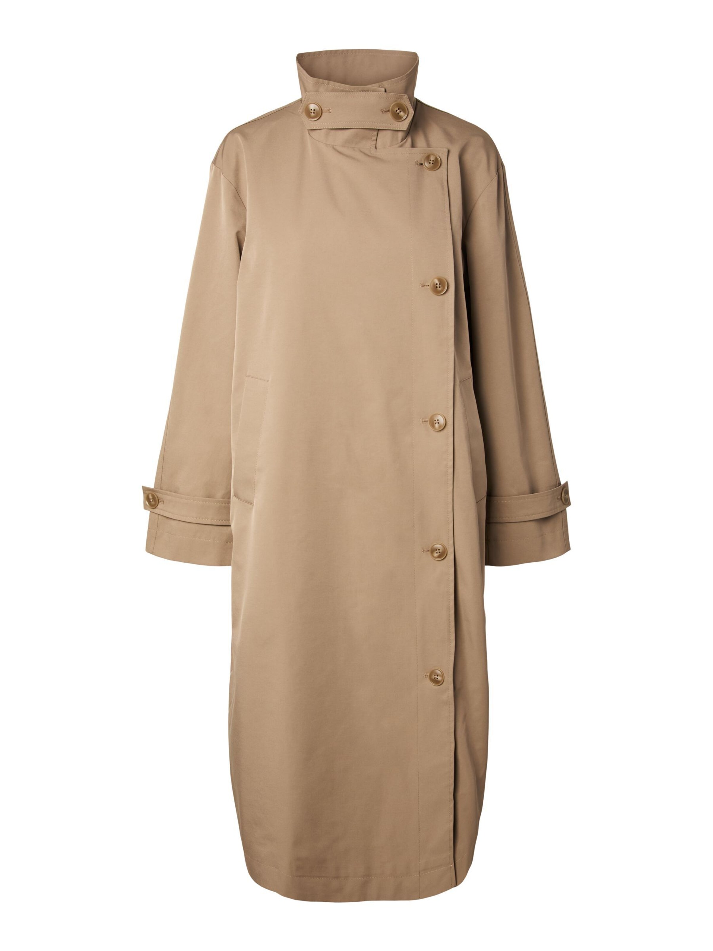 PIECES Between-seasons coat 'PCJorma' in Grey: front