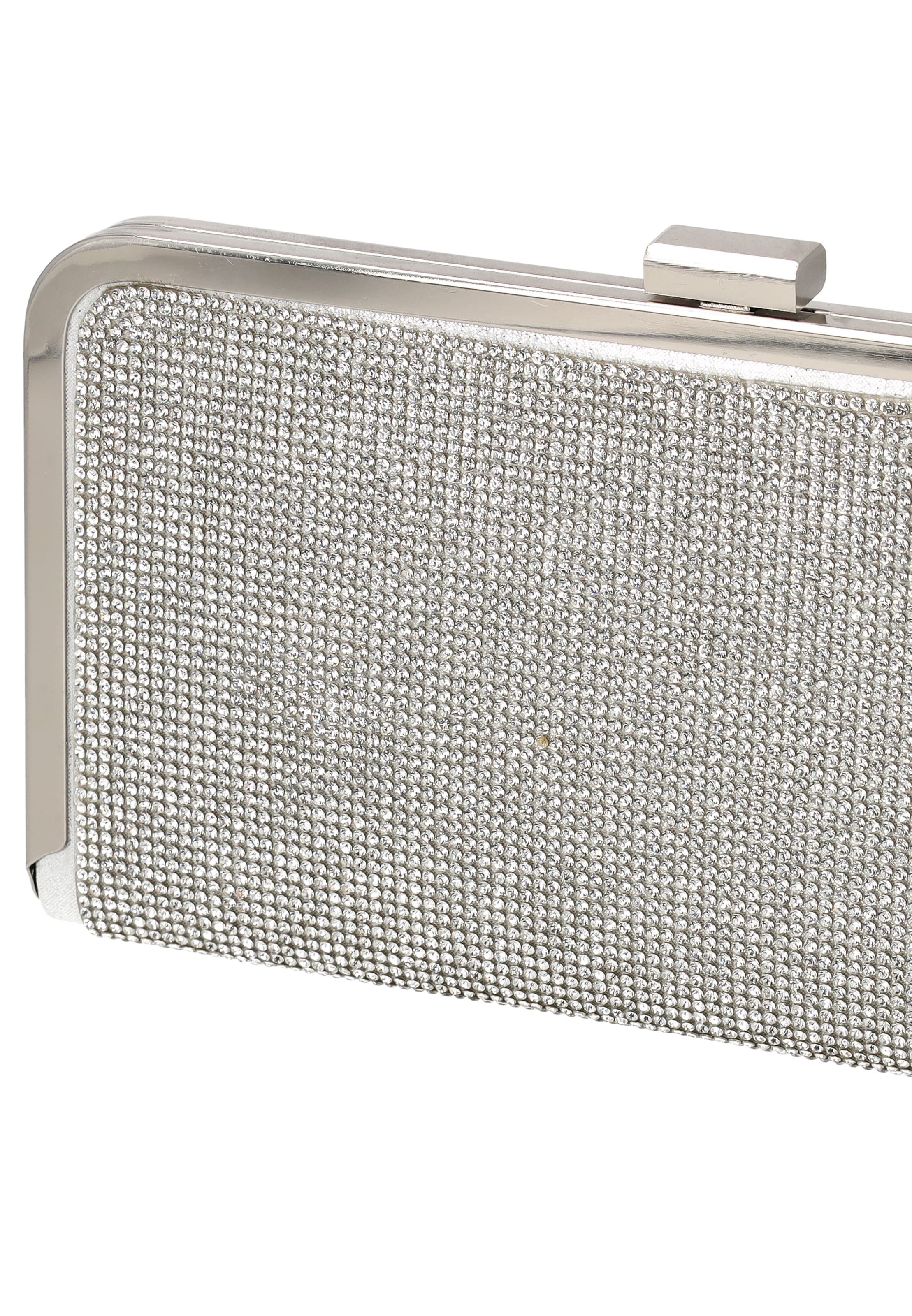 faina Clutch in Silver