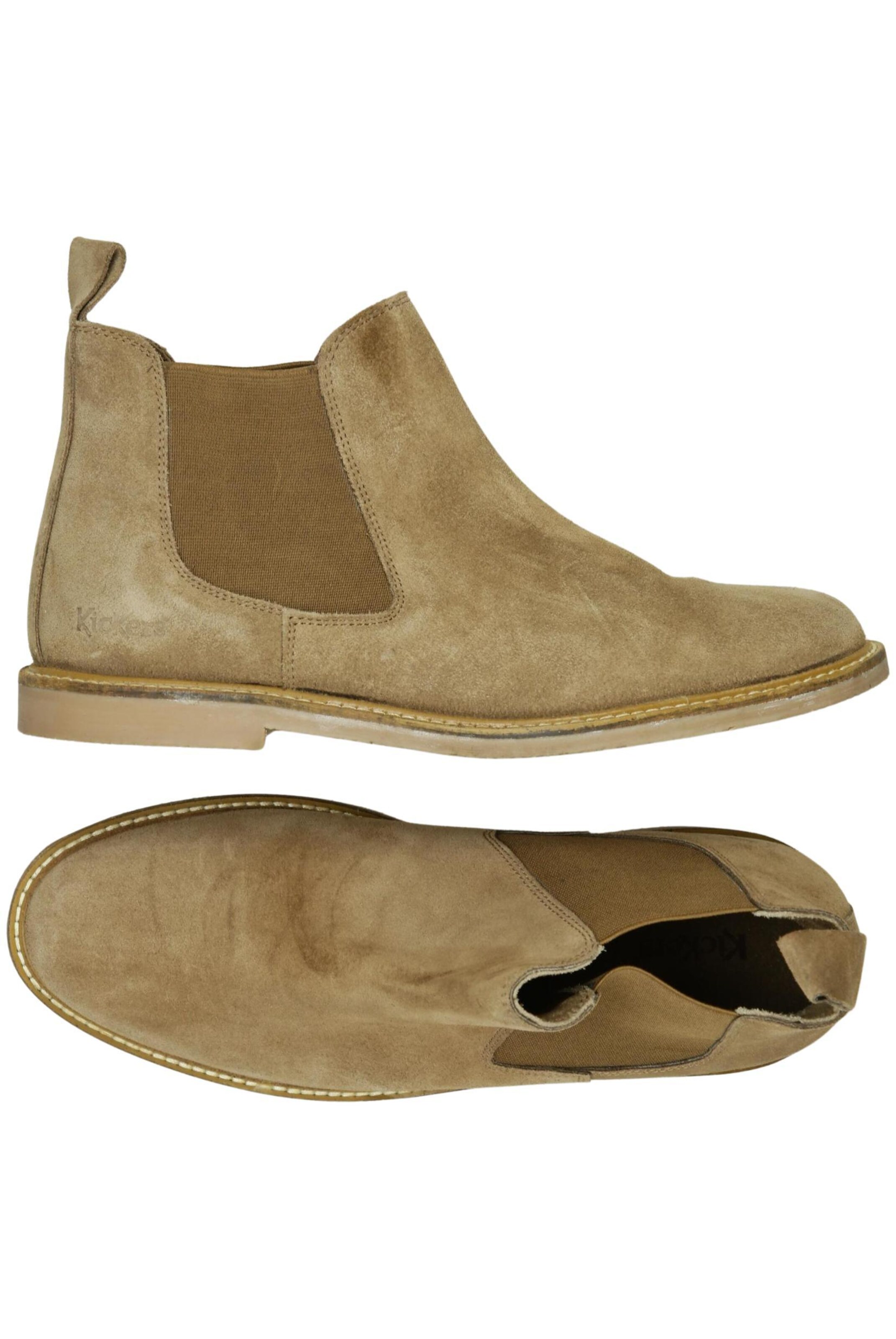 Kickers Anke & Mid-Calf Boots in 40 in Beige: front