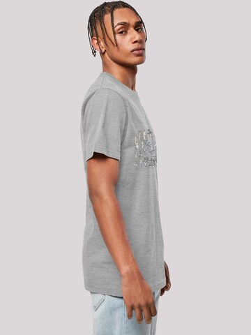 F4NT4STIC Shirt 'Tom und Jerry Cartoon Dept Jerry' in Grey