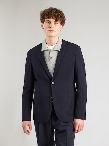 Lindbergh Klasický střih Sako 'Superflex' – modrá: přední strana