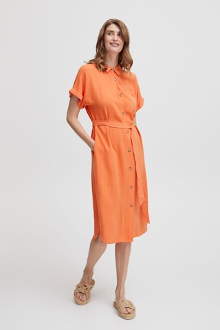 Fransa Shirt Dress 'Fratel' in Orange