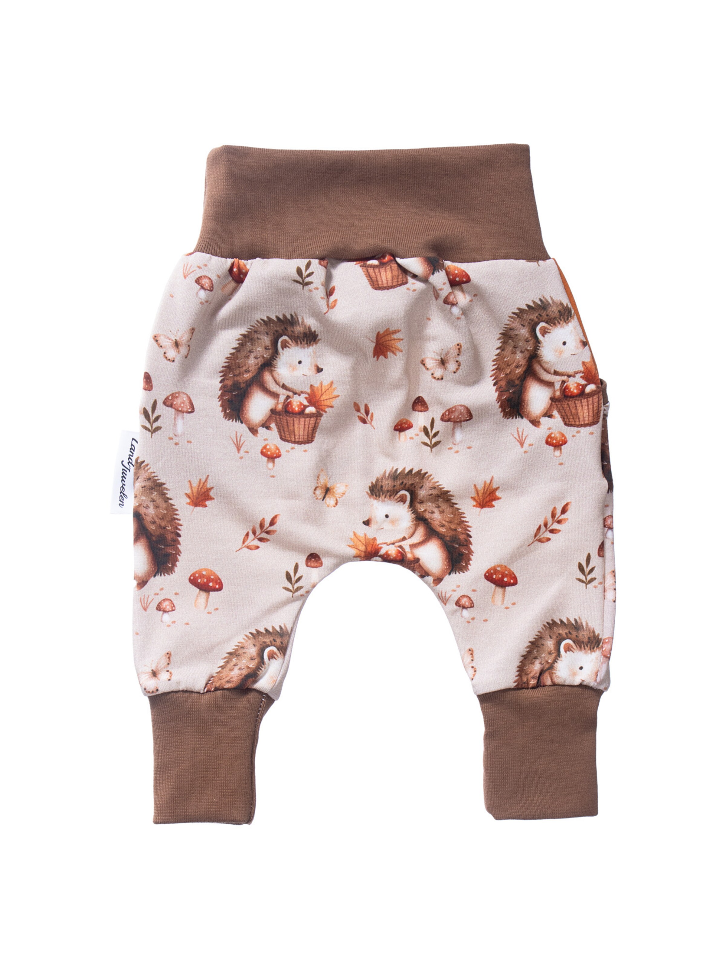 Effilé Pantalon 'Igel' Land-Juwelen en beige