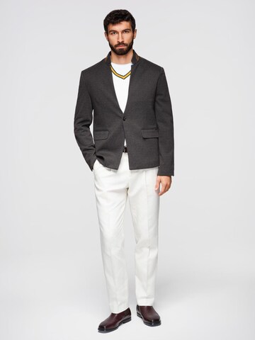 Regular fit Giacca da completo di Ombre in nero