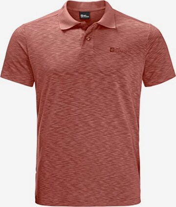 JACK WOLFSKIN Performance Shirt in Red: front