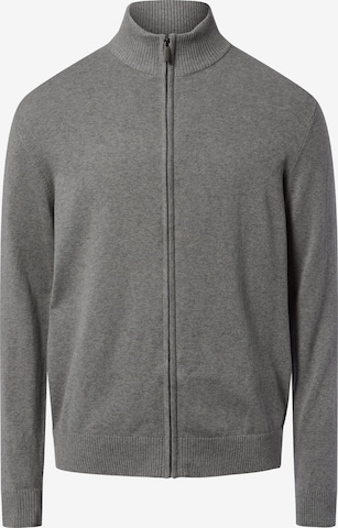 Nils Sundström Strickjacke in Grau: Vorderseite