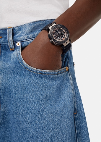 VERSACE Analoog horloge in Zwart
