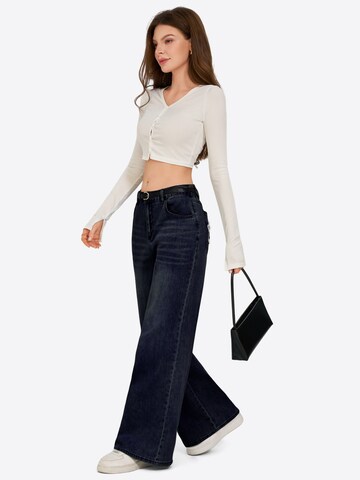 Imily Bela Wide leg Jeans in Blauw