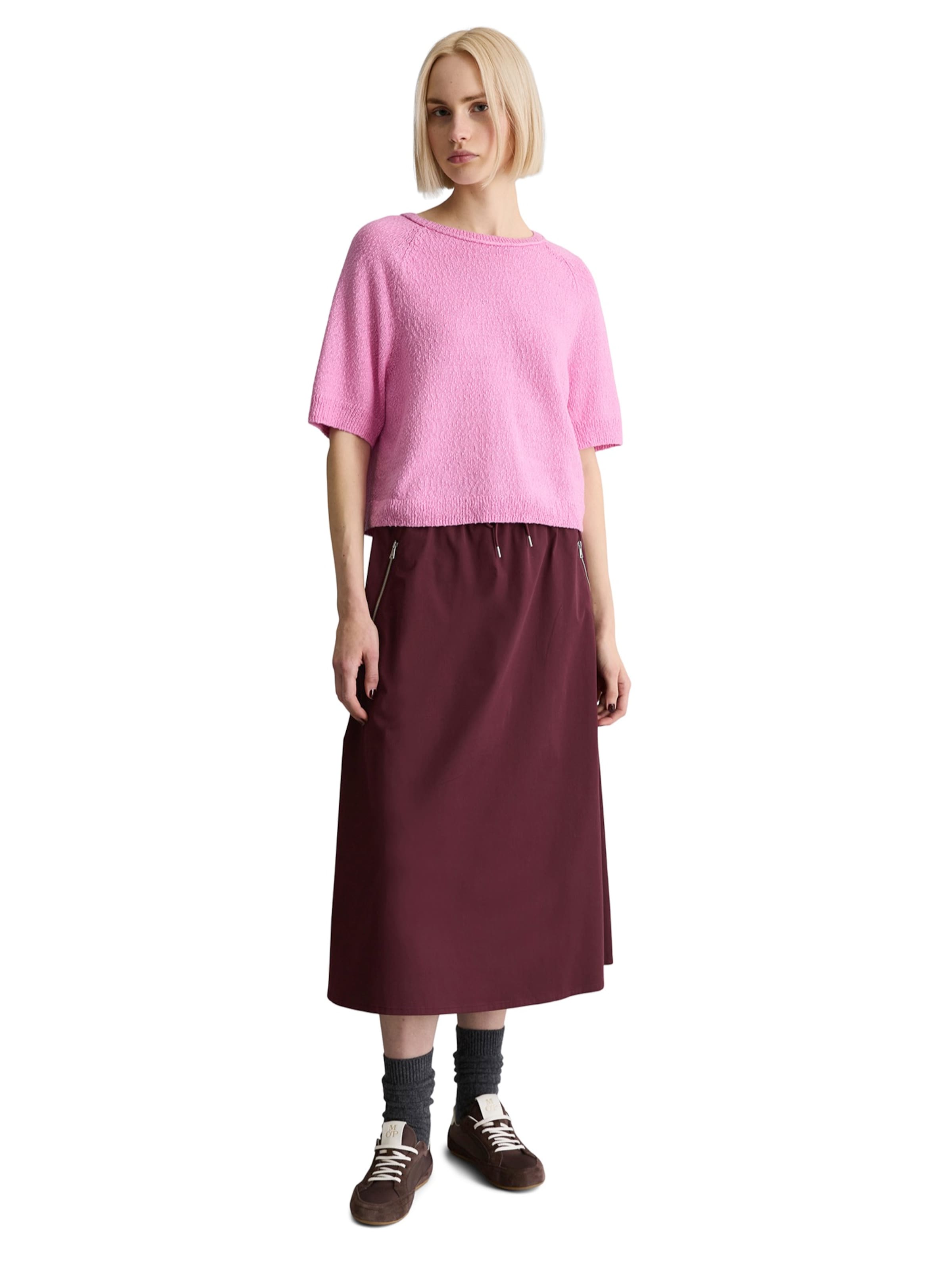 Pulover de la Marc O'Polo DENIM pe roz