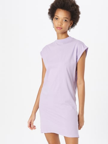 Urban Classics Dress in Purple: front
