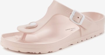 Tongs VENICE BEACH en rose : devant