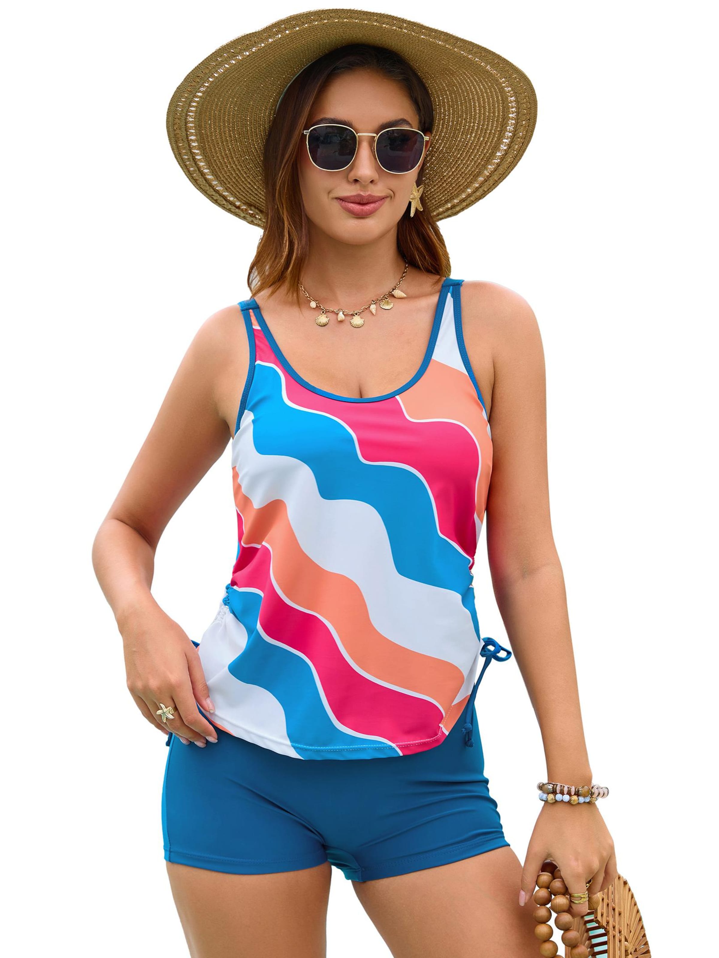 Yesfashion Badeanzug‌‌‌‌‌ in Blau: Vorderseite