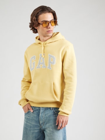 GAP Свитшот 'HERITAGE' в Желтый: спереди