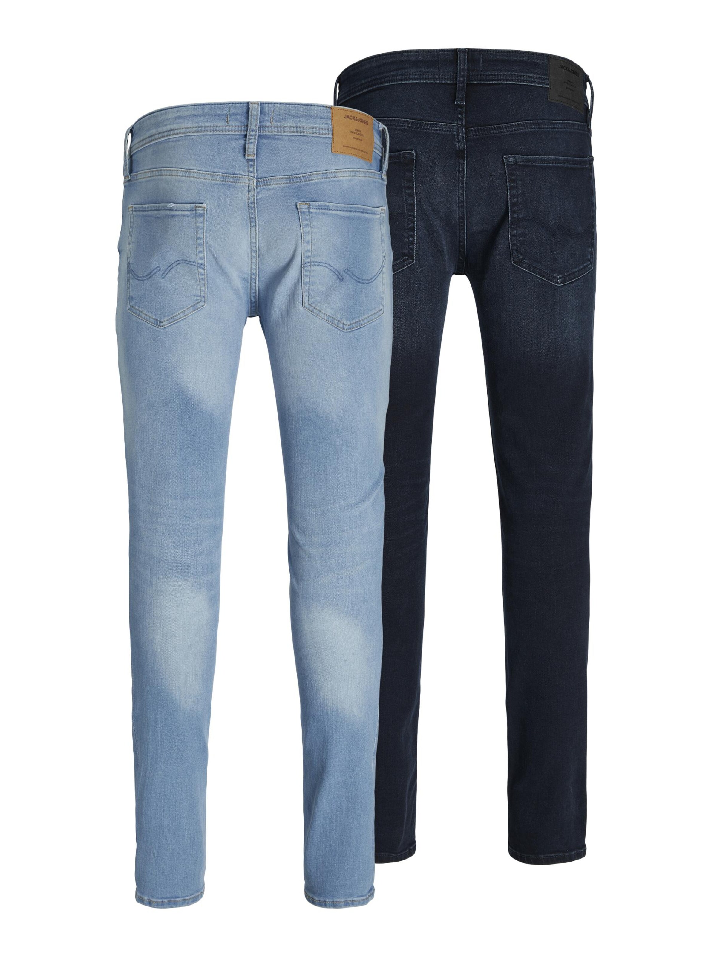 JACK & JONES Skinny Jeans 'JJILiam JJOriginal' in Blau