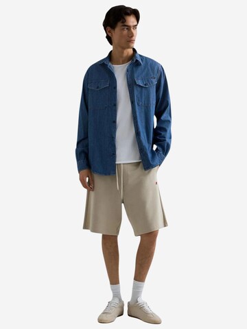 REPLAY Regular fit Button Up Shirt in Blue