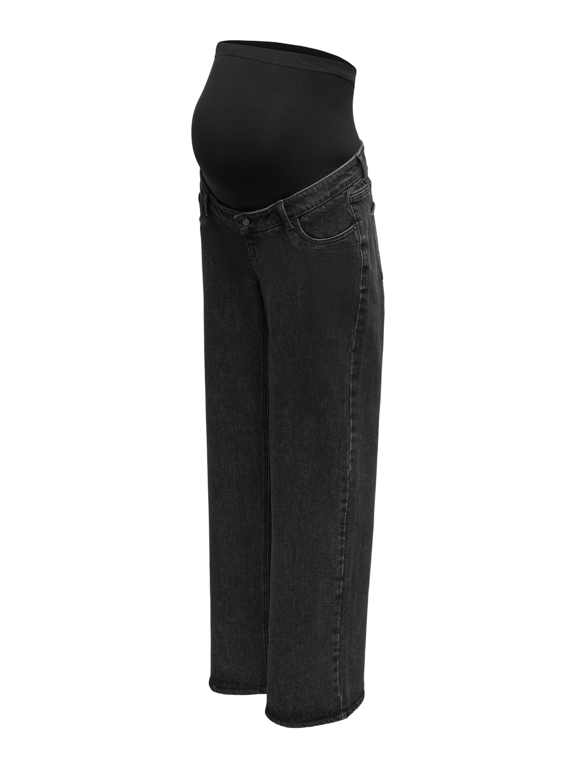 Wide leg Jeans 'OLMJUICY' di Only Maternity in nero