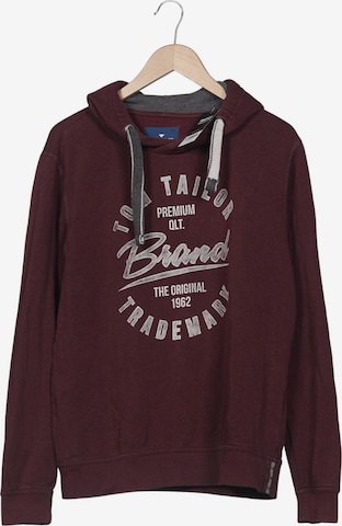 TOM TAILOR Kapuzenpullover L in Rot: Vorderseite