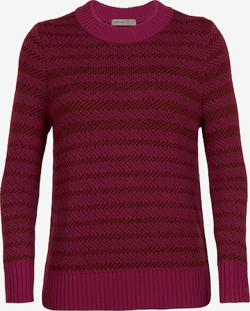 ICEBREAKER Sweater in Red: front