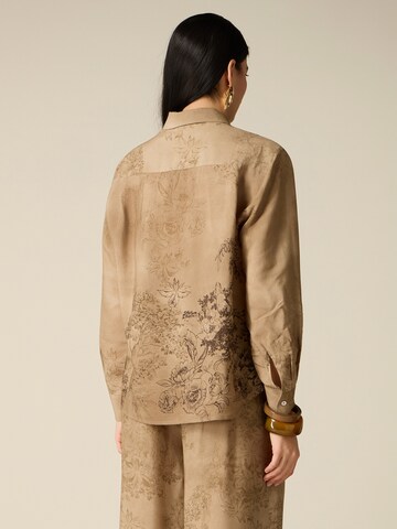 oltre - Blusa en marrón
