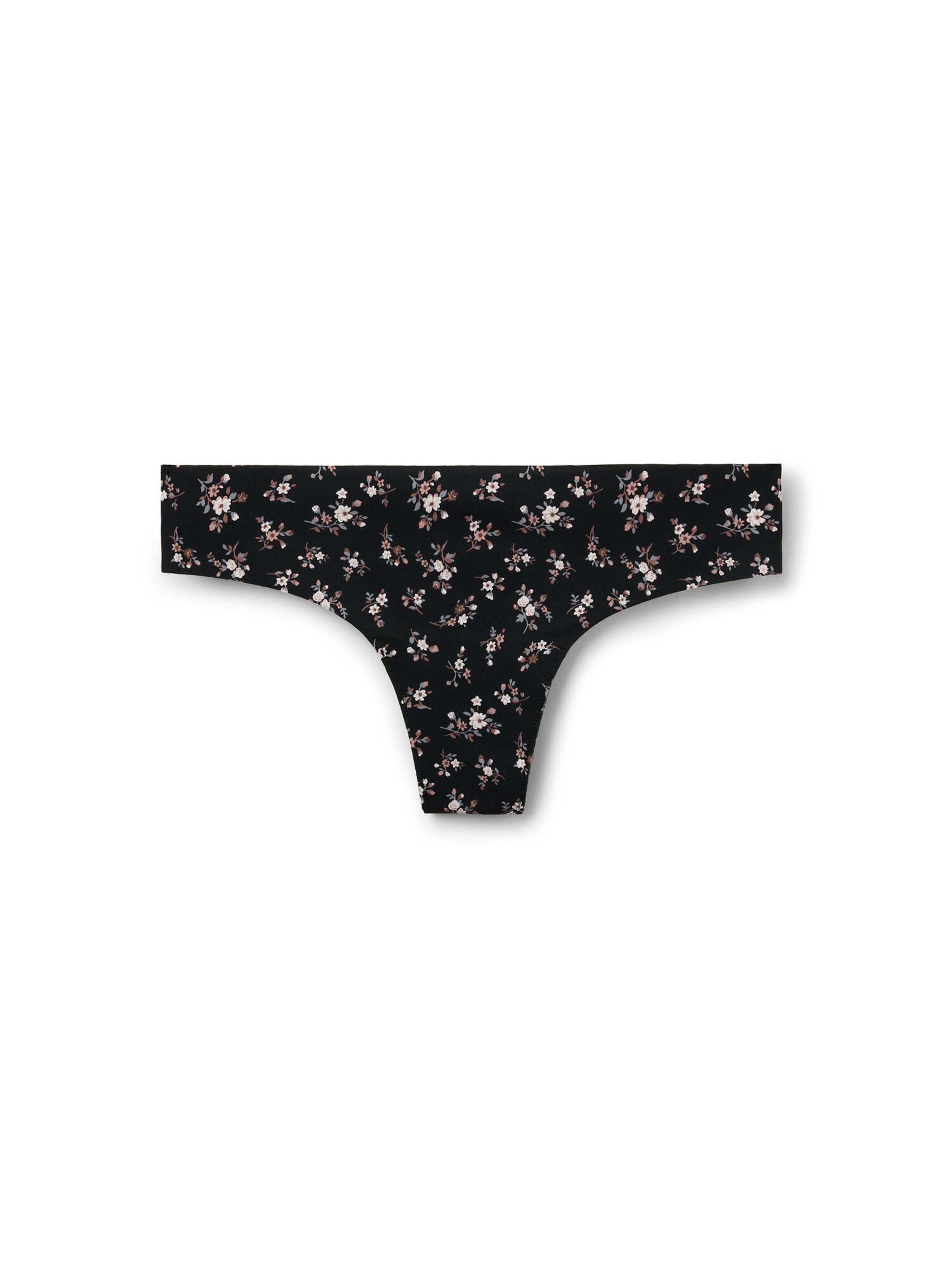 Tezenis Thong in Black: front