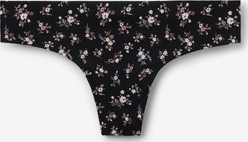 Tezenis Thong in Black: front