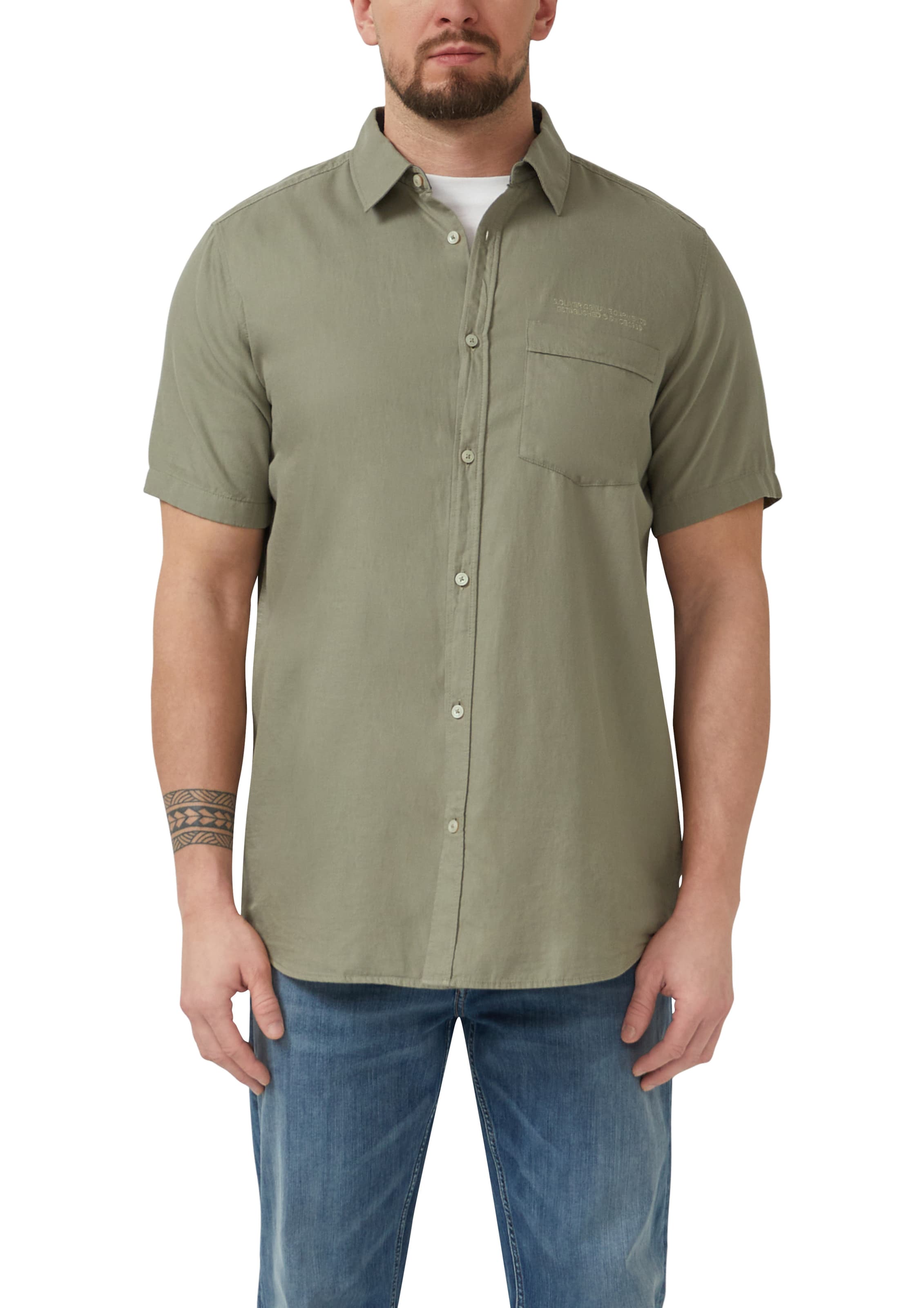 s.Oliver Regular Fit Hemd in Grün