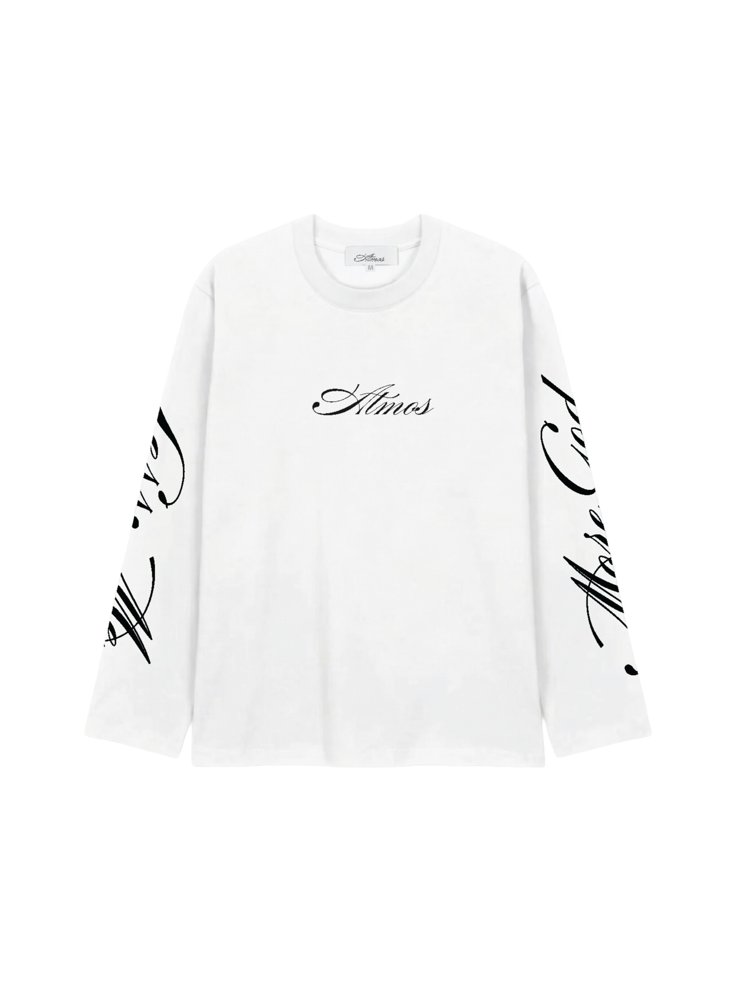 ATMOS Shirt 'Longsleeve 'More God Less Me''‌‌‌ in Weiß