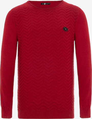 CIPO & BAXX Sweater in Red: front