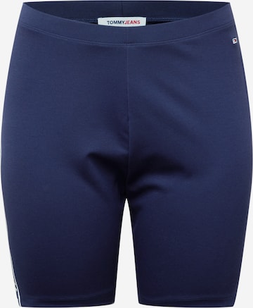 Tommy Jeans Curve Skinny Kalhoty – modrá: přední strana
