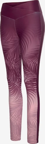 LASCANA ACTIVE Skinny Sportbroek in Lila