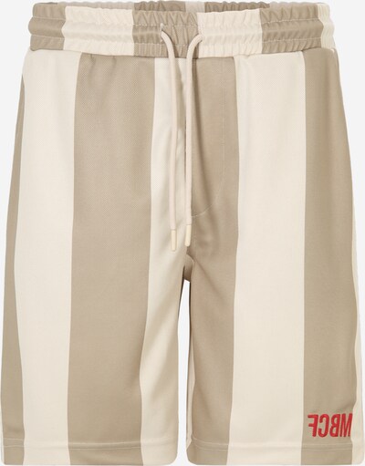 FCBM Broek 'Joel' in de kleur Beige / Donkerbeige / Rood, Productweergave