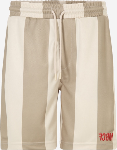 Pantaloni 'Joel' FCBM di colore beige / beige scuro / rosso, Visualizzazione prodotti