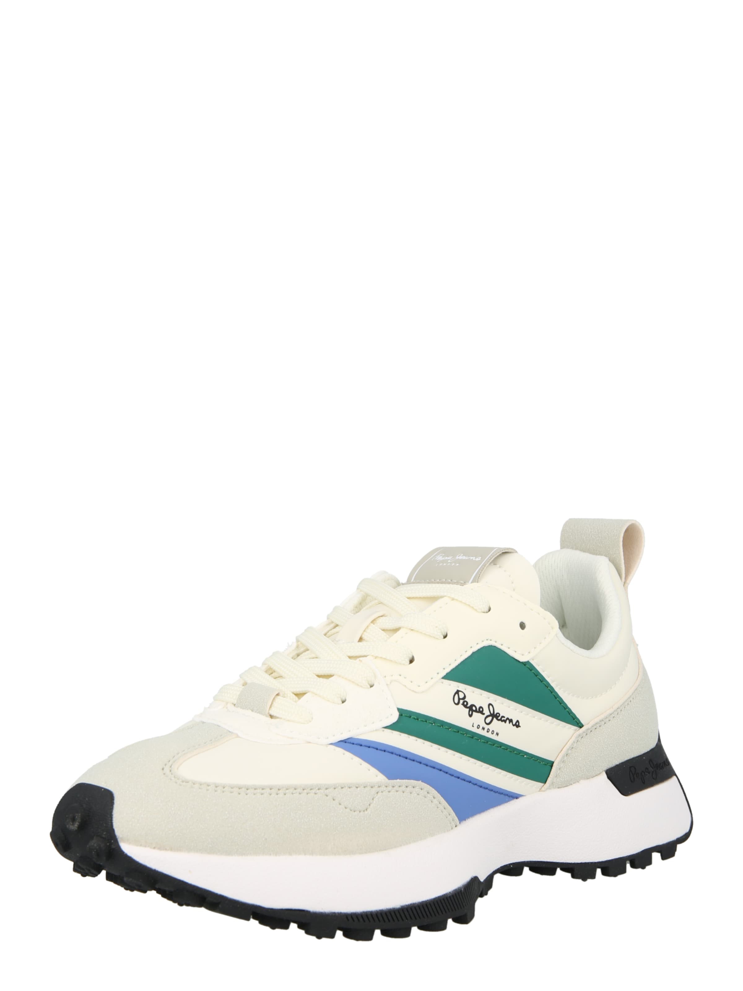 Baskets basses Pepe Jeans en beige : devant