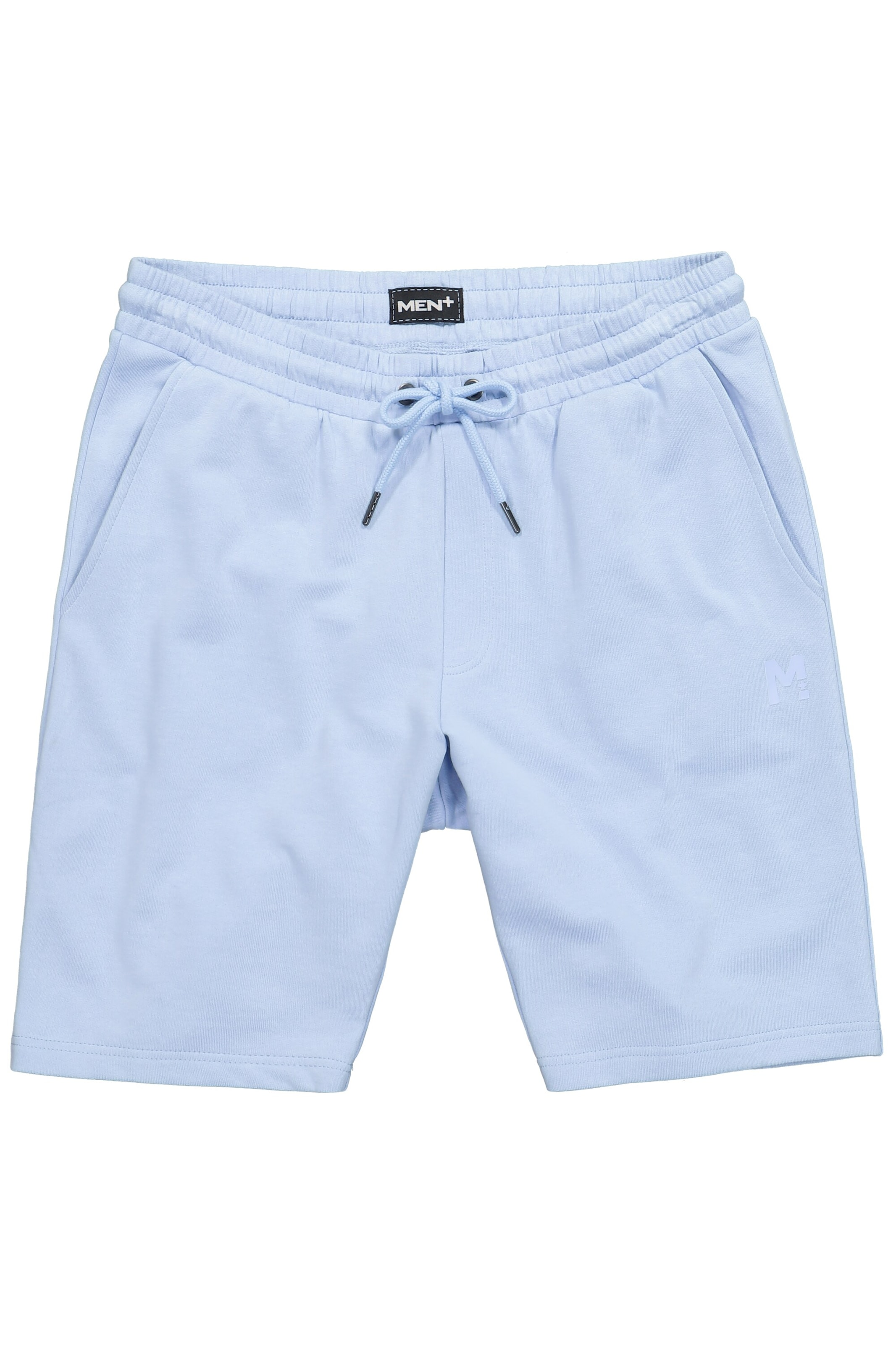 Men Plus Regular Shorts in Blau: Vorderseite