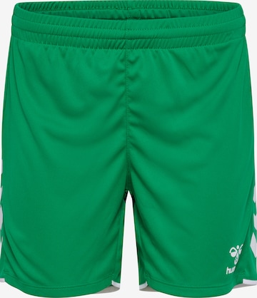 Regular Pantalon de sport 'Core 2.0' Hummel en vert : devant