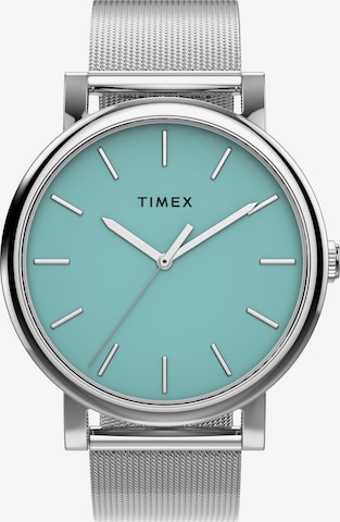 Montre à affichage analogique TIMEX en argent : devant