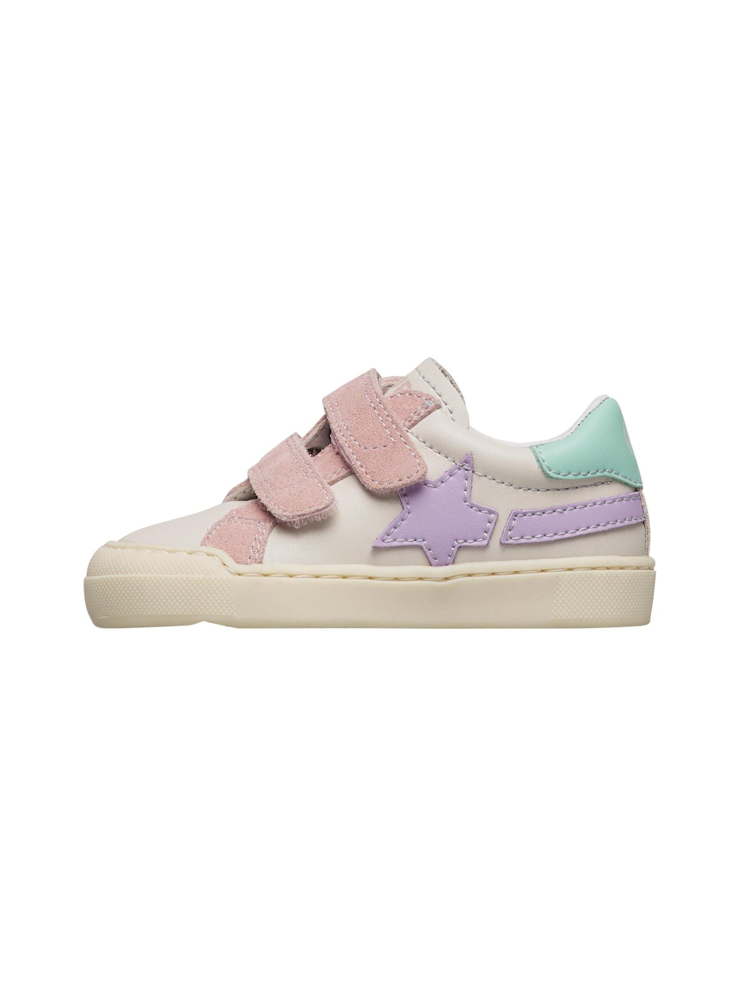 NATURINO Sneakers 'SINGERY LOW VL.' in Wit: voorkant
