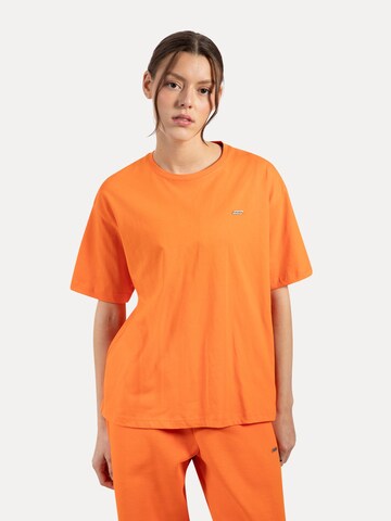 Smilodox Oversize T-Shirt Lyanna in Orange: Vorderseite