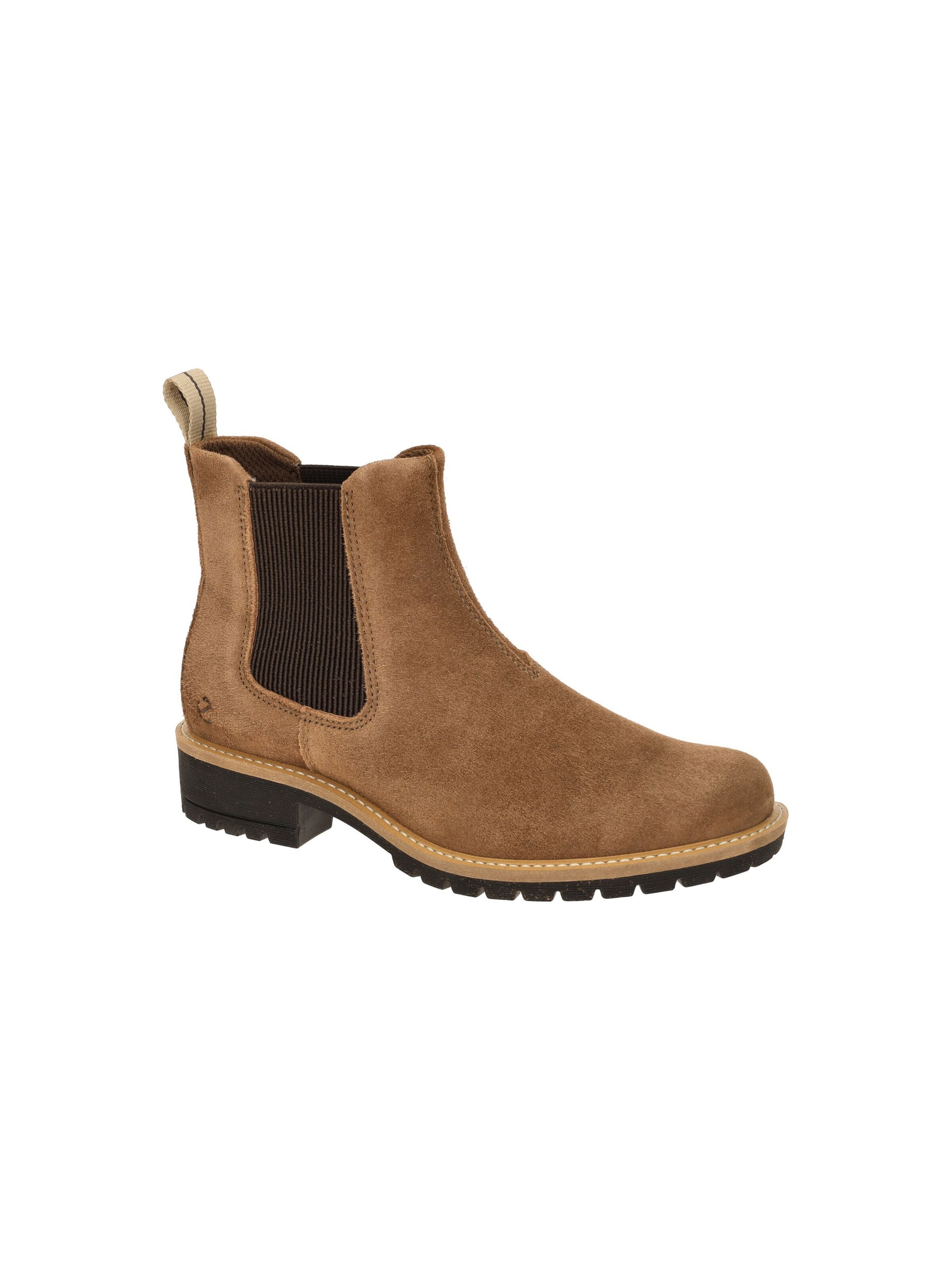ECCO Boots 'ecco Elaina Chelsea Stiefelette braun Velour 202203'‌‌ in Braun: Vorderseite