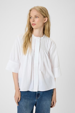 KAREN BY SIMONSEN Blouse in Wit: voorkant