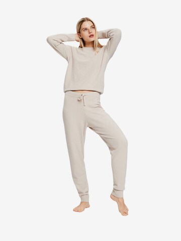 Pantalon de pyjama ESPRIT en beige