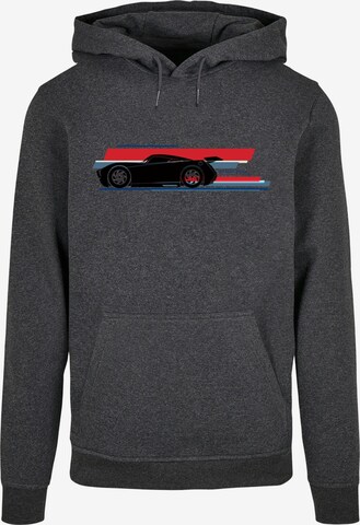 ABSOLUTE CULT Sweatshirt 'Cars - Jackson Storm' in Grau: predná strana
