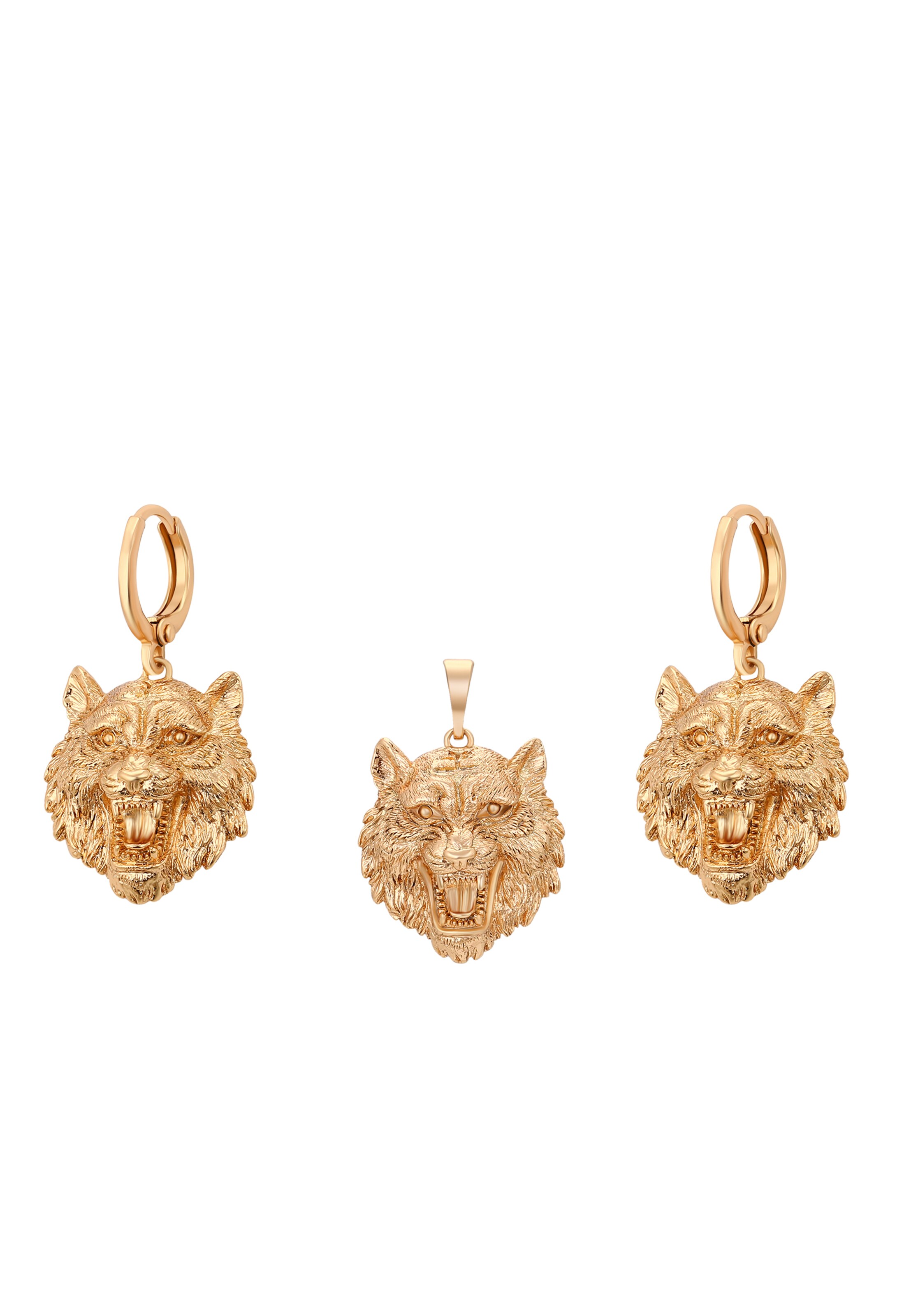 faina - Conjunto de joyería en oro: frente