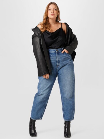 River Island Plus Tapered Jeans i blå