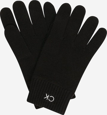 Gants Calvin Klein en noir : devant