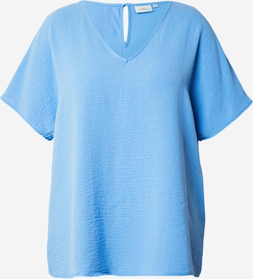 Bluză 'CARMETTA' de la ONLY Carmakoma pe albastru: față