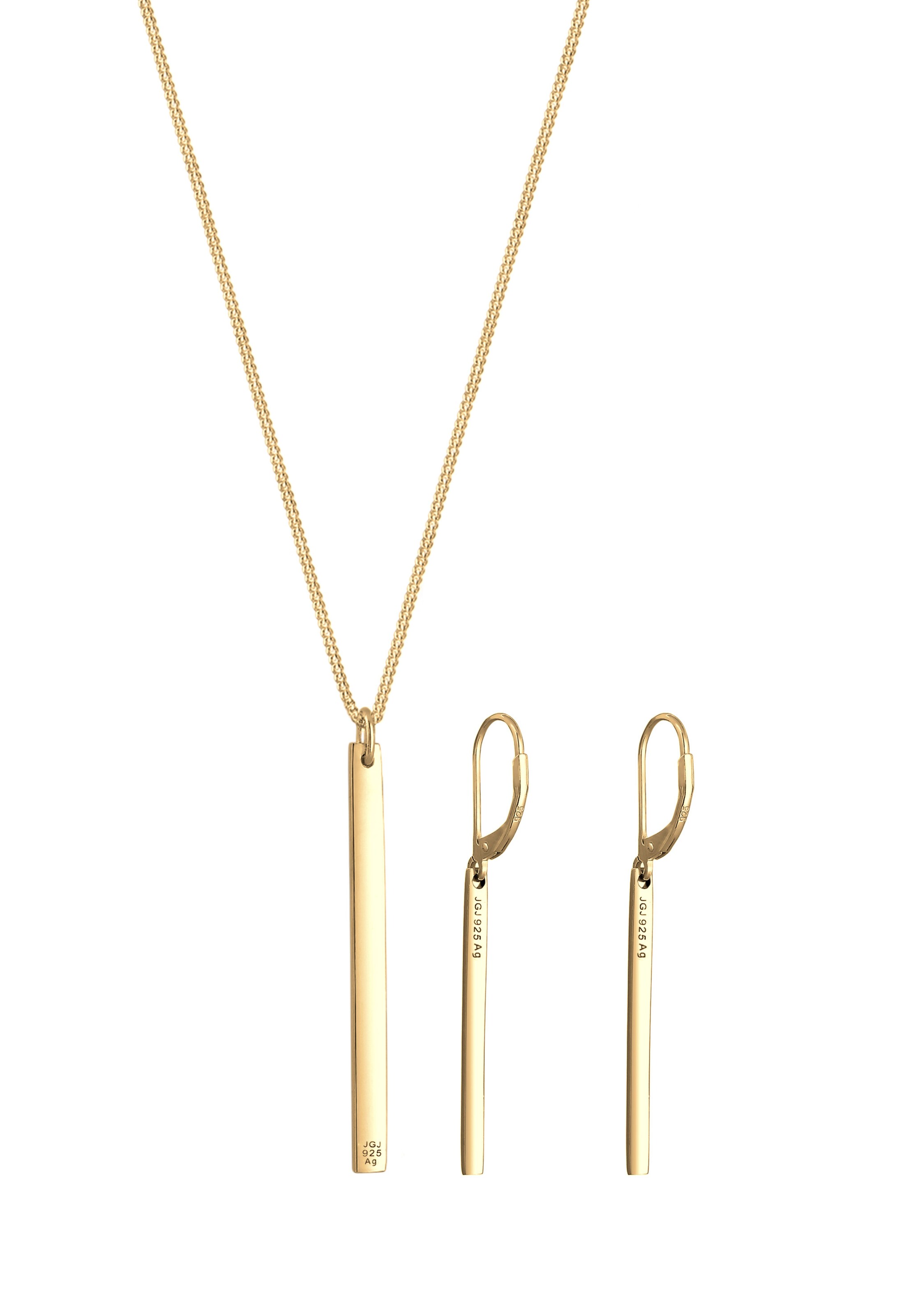 ELLI Sieraden set 'Geo' in Goud