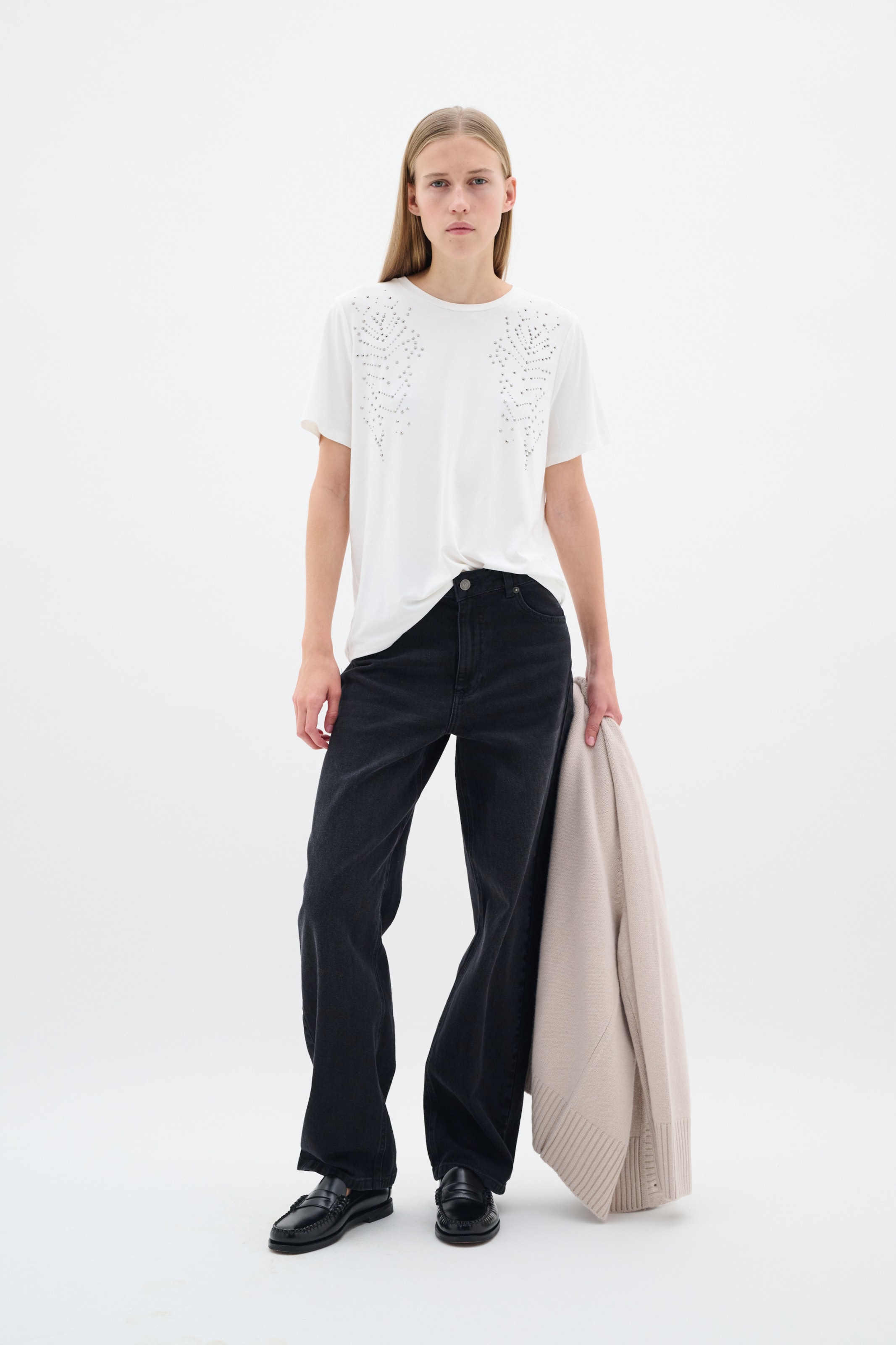 T-shirt 'Leno' InWear en blanc