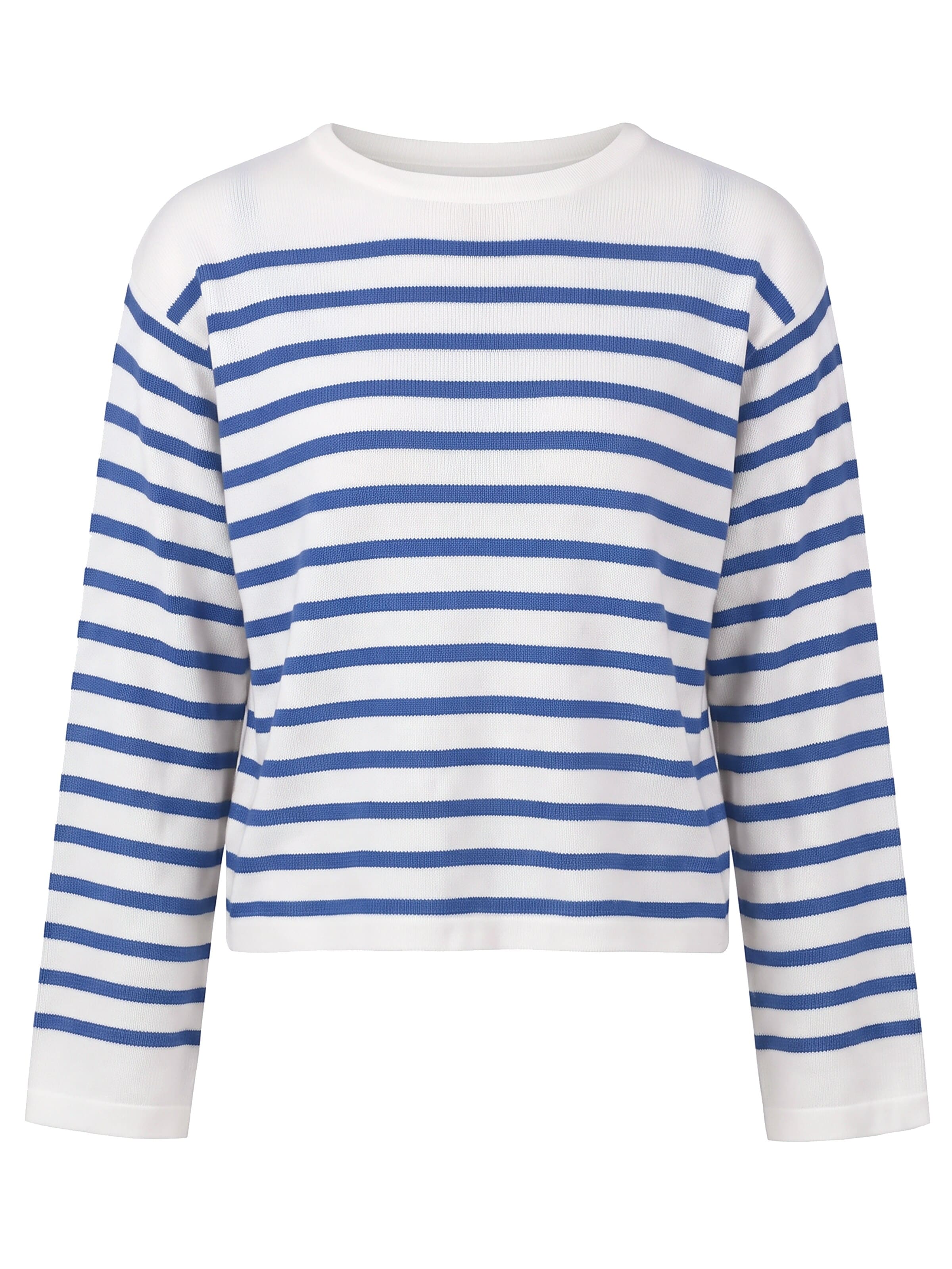 TorWeit Knitted Top in Blue: front